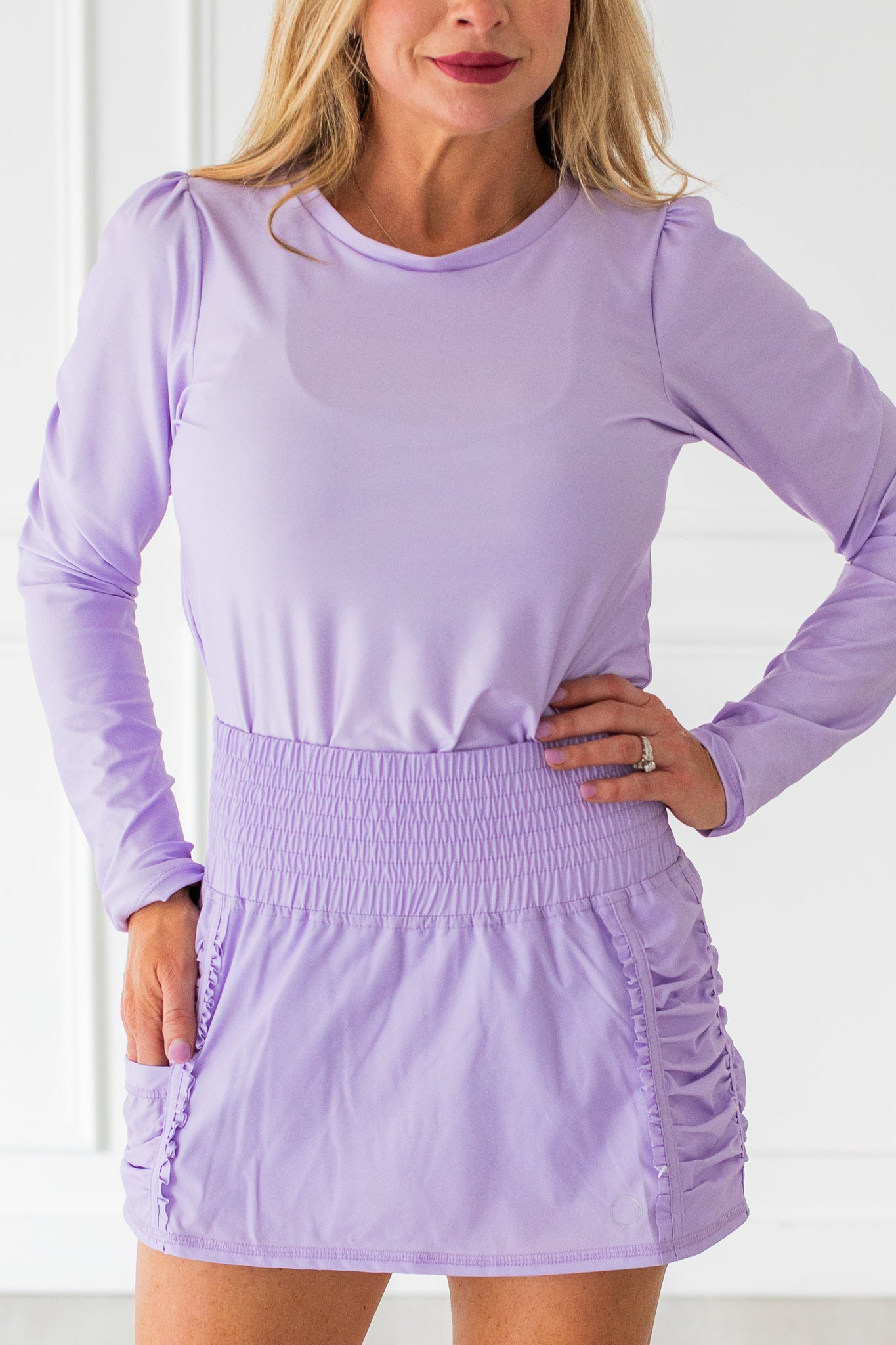 LAVENDER women's activewear skirt