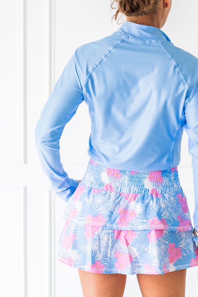 Ruffle Skirt Print - Tropics