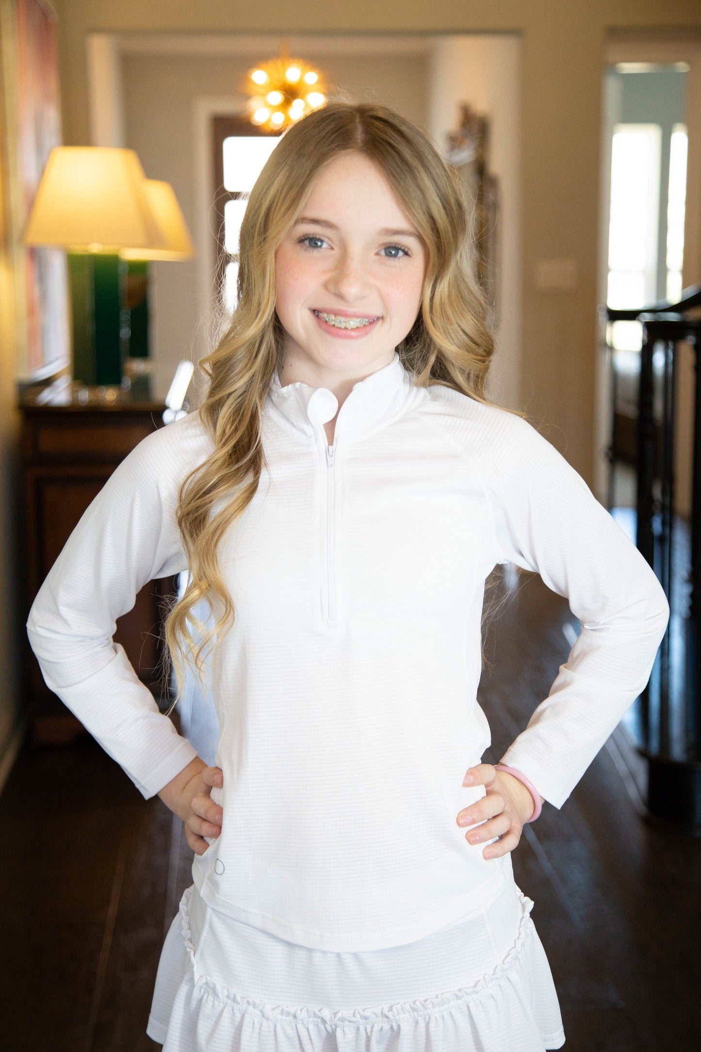 Girls Hamilton Top White