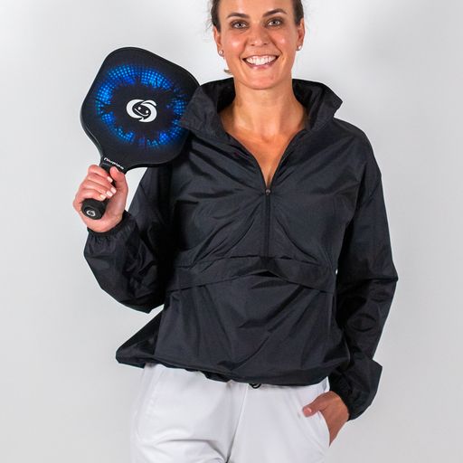 black women's activewear jacket