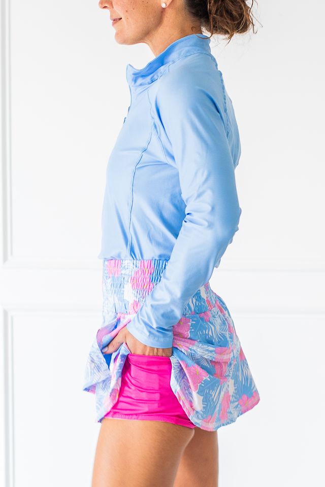 Ruffle Skirt Print - Tropics