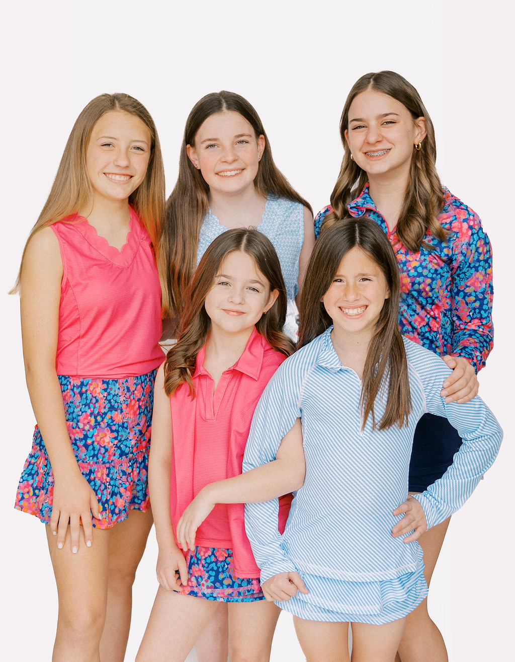 Girls Emily Top Summer Pink