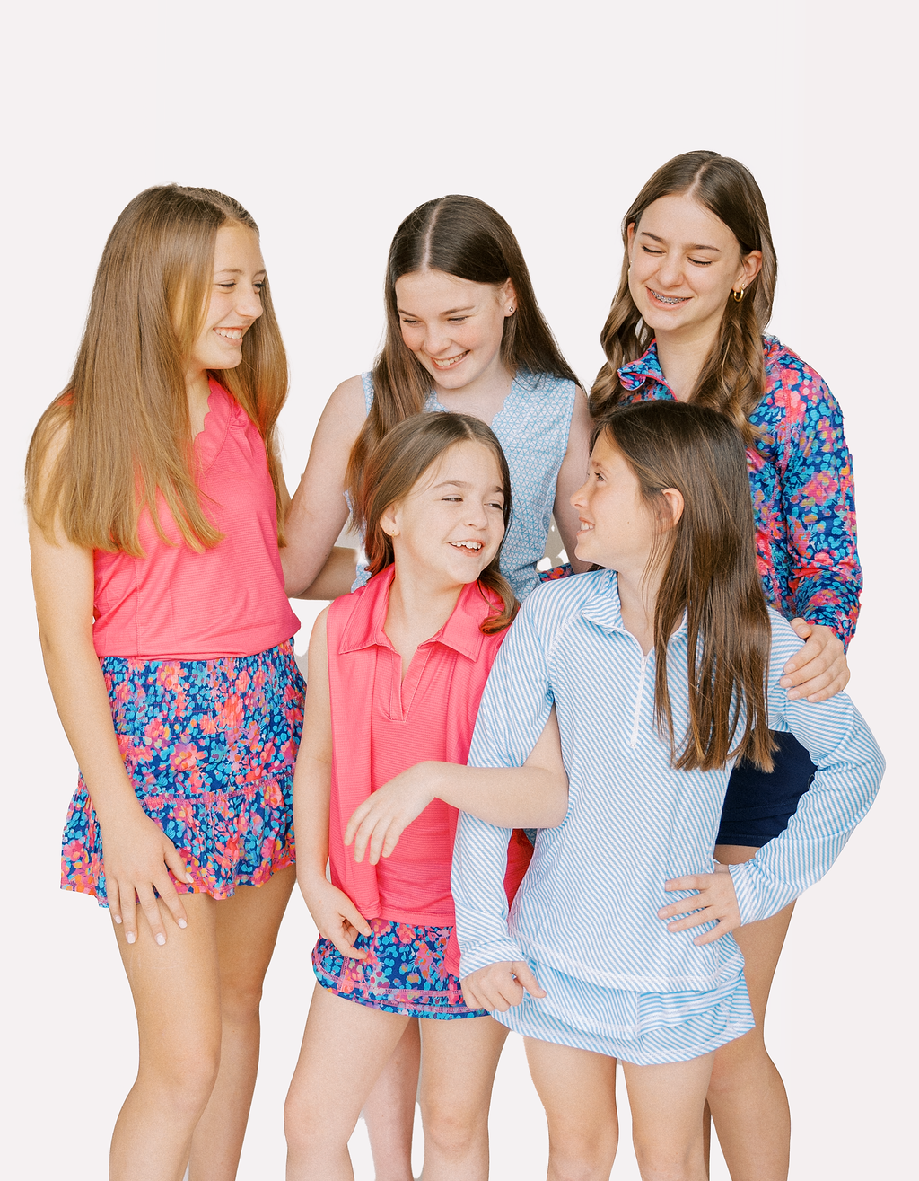 Girls Emily Top Summer Pink
