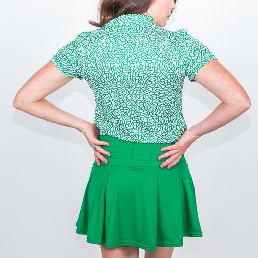 Birdie Top Print - On The Green