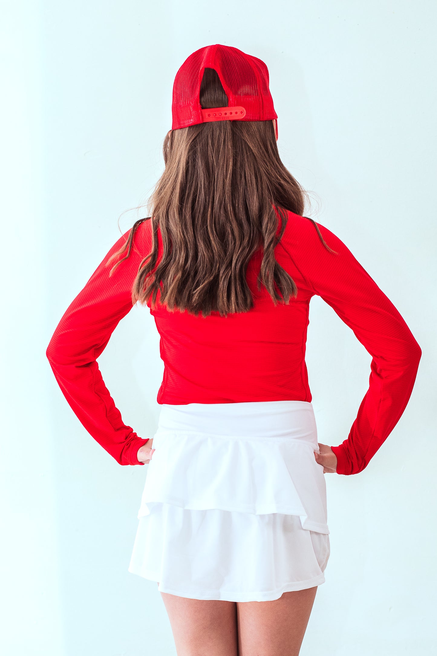 Girls Ruffle Skirt Solids