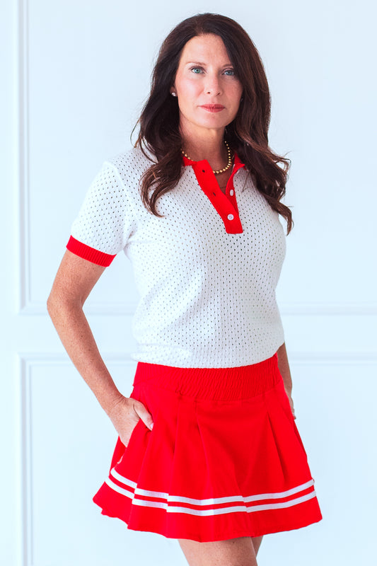 WHITE RED