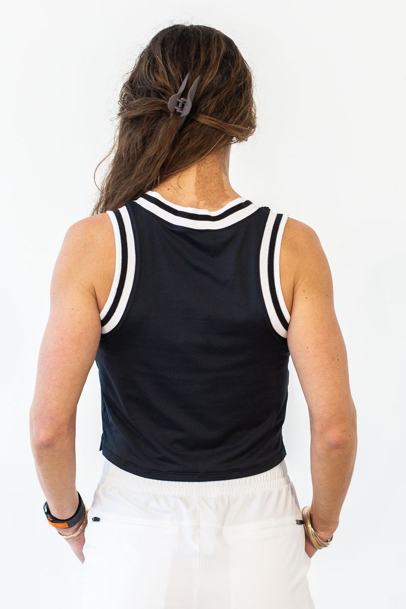 black women's activewear top