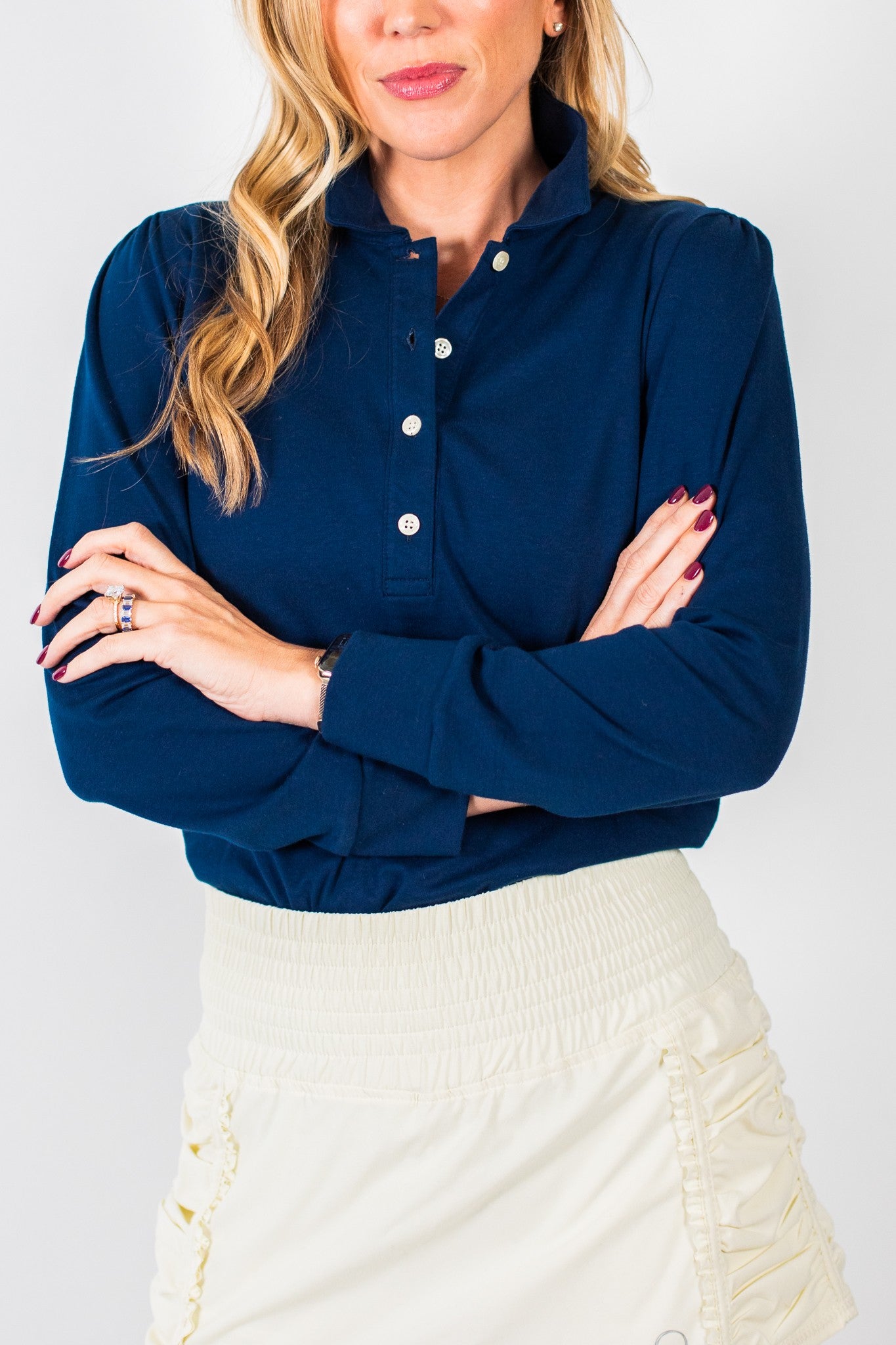 Amanda Top Long-Sleeved Solid - Classics