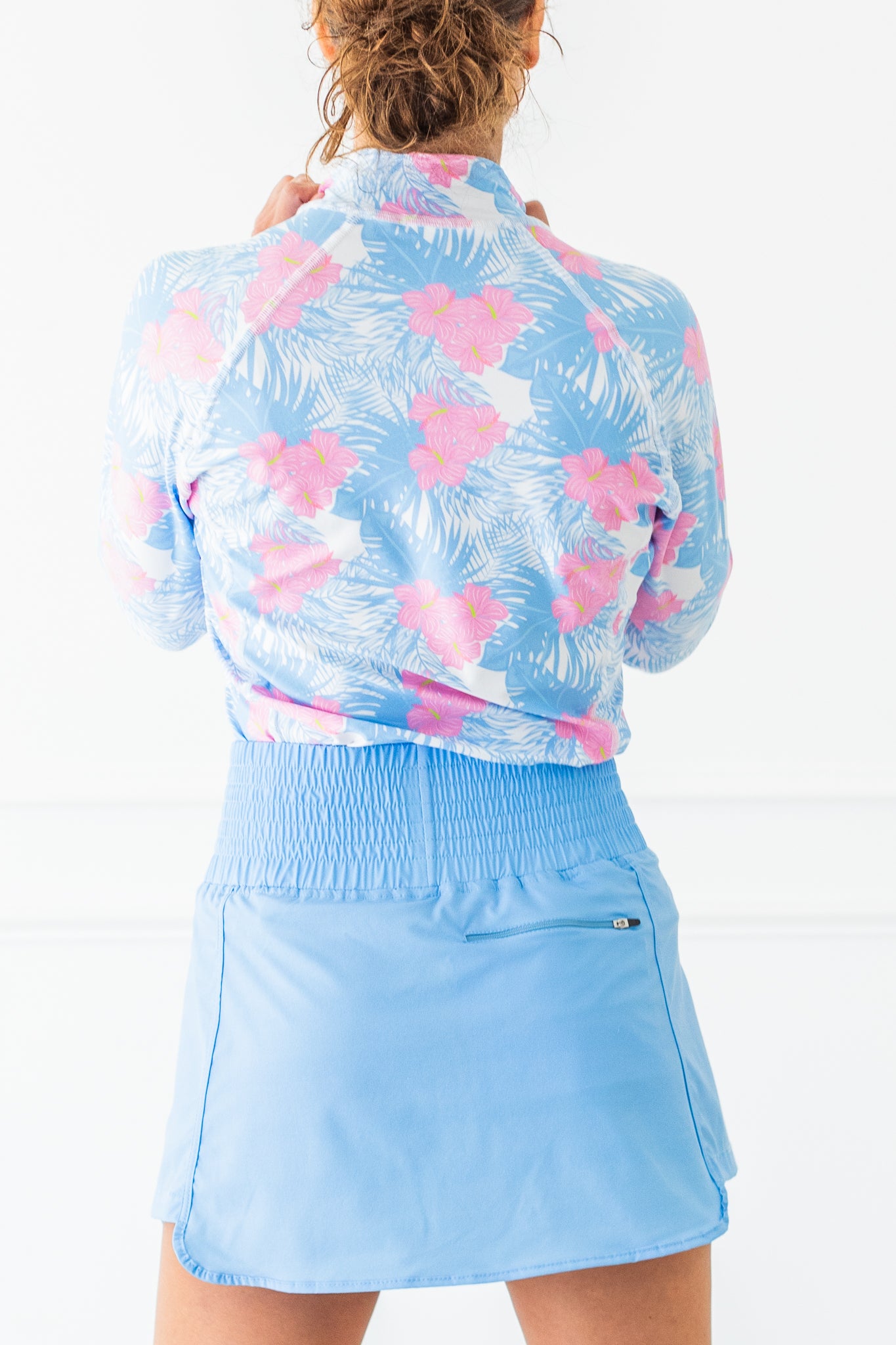 TROPIC LIGHT BLUE women's activewear skirt