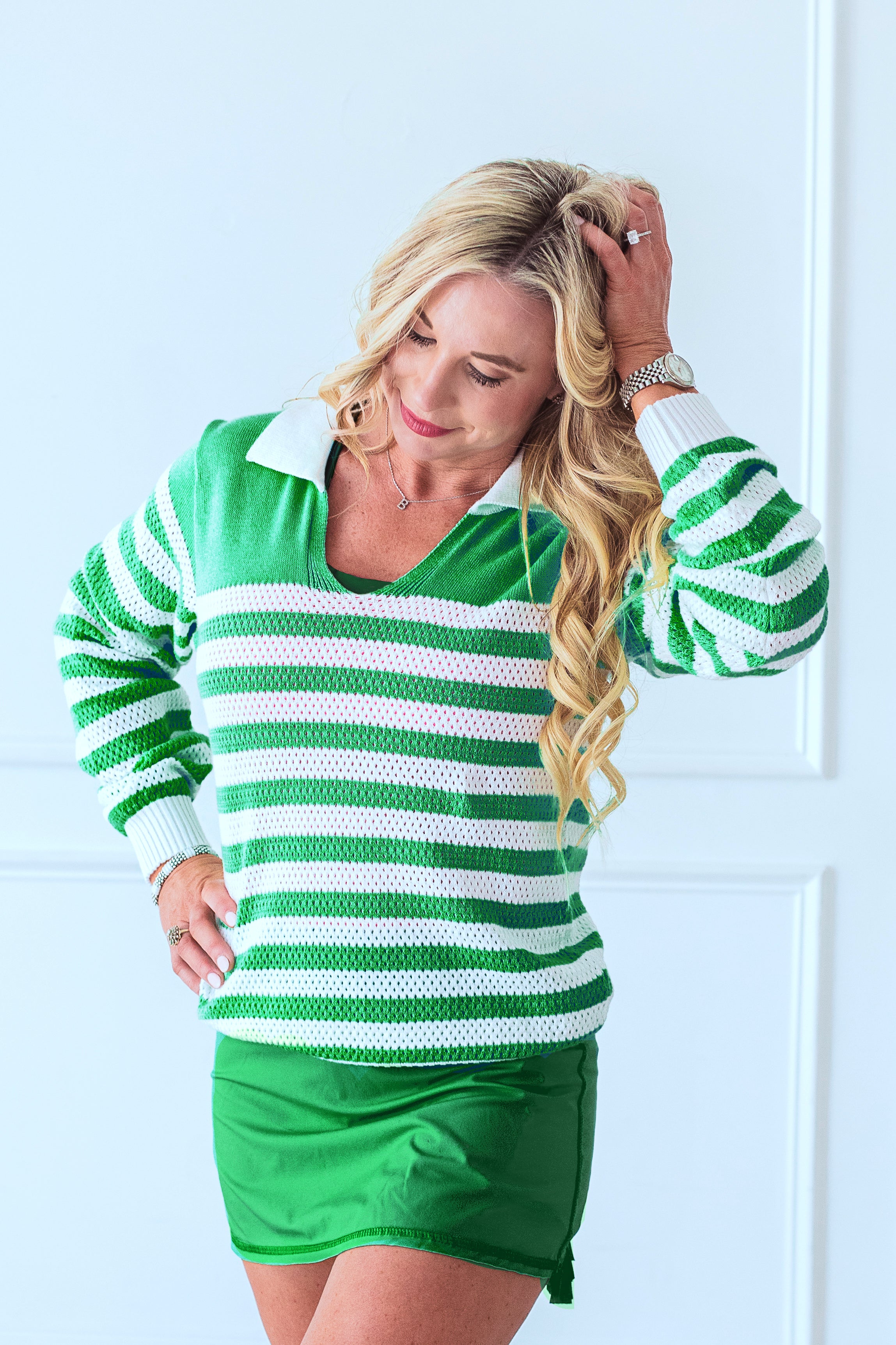 GREEN WHITE