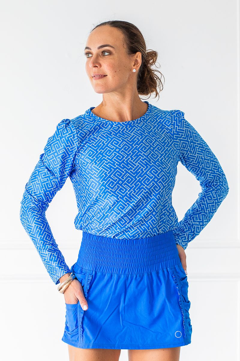 ROYAL BLUE women's activewear skirt