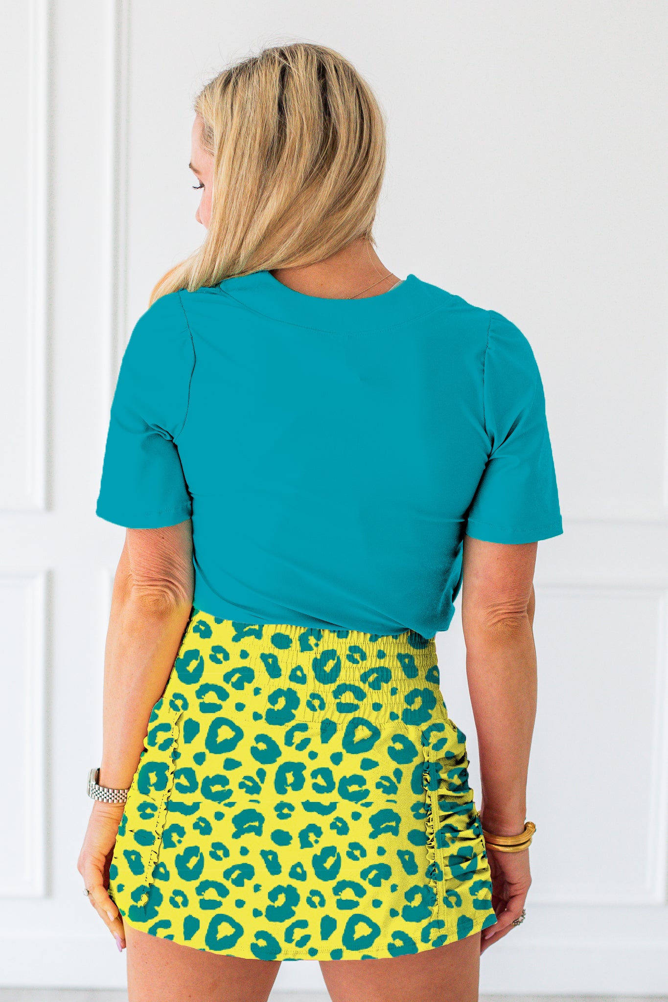 Prince Skirt Print - Bay Breeze