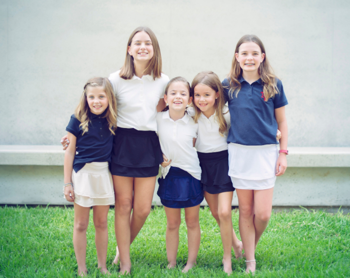 Girls Ruffle Skirt Solids