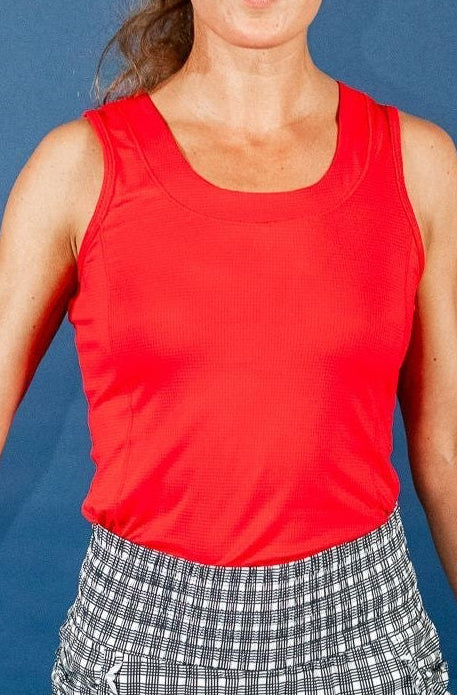 RED, women's activewear top