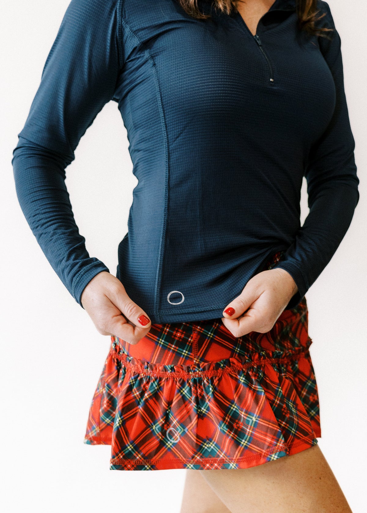 BLACK, women's activewear 1/4 zip